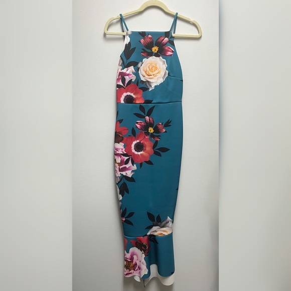 Incredible floral midi dress with open back - Picture 4 of 6